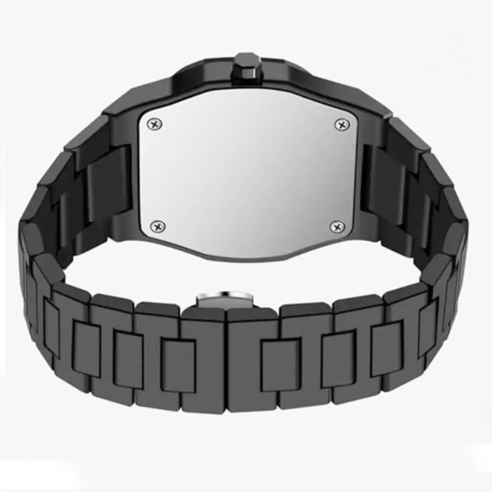 Modern Luxury Blackout Arabic Numeral Timepiece Men Watch